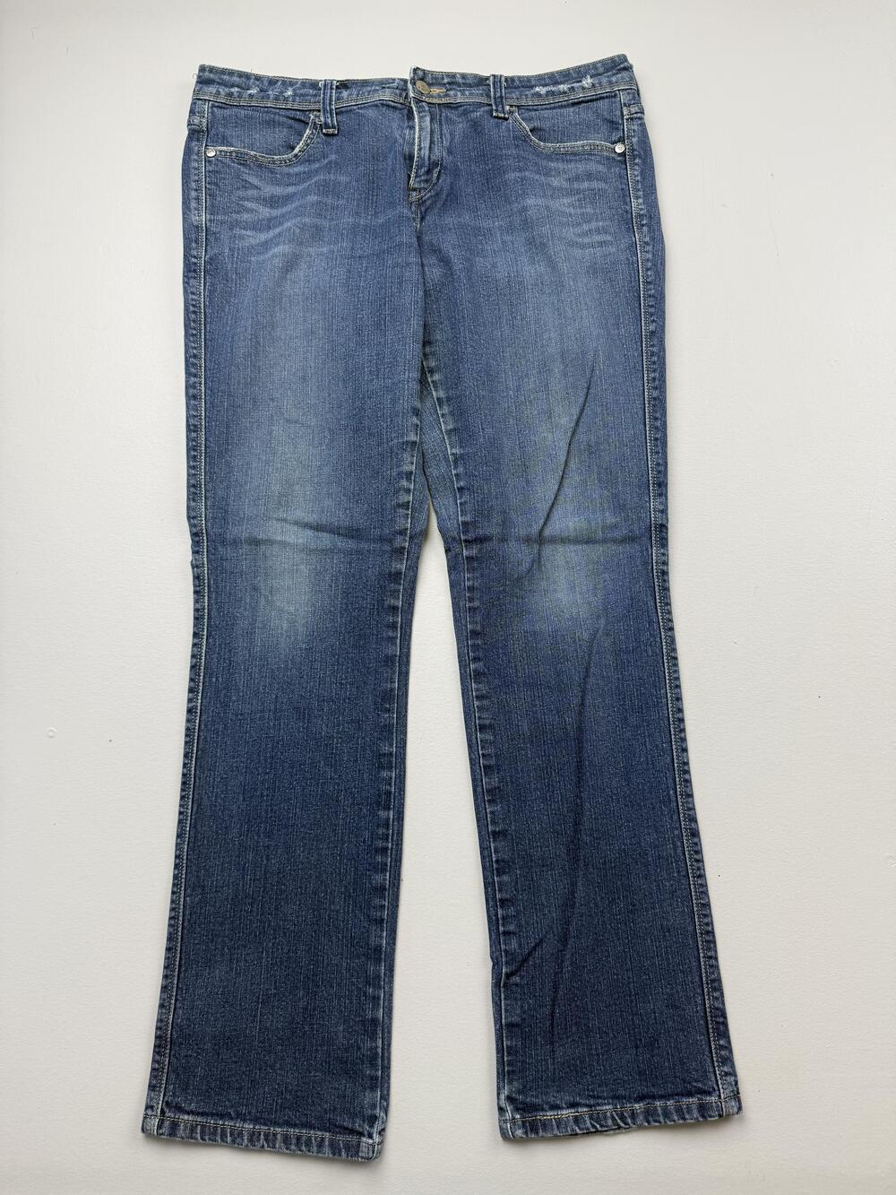 Levi's Night Blues Jeans Womens 12M Blue Bootcut Rhinestone Stretch Denim